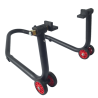 Placa elevadora monobloque para caballete trasero de moto CRUIZER Negro