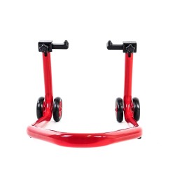 CRUIZER Cône de béquille avant monobloc pour moto Rouge