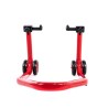 CRUIZER Cône de béquille avant monobloc pour moto Rouge