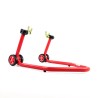 CRUIZER Béquille arrière monobloc pour fourche de moto Rouge