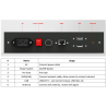 Totem multimediale 43 pollici Touch Android Digital Signage 1800mm x 601.2mm x 500mm