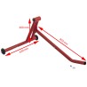 CABALLETE MOTO CRUIZER MONOBLOQUE DERECHO 53,5mm para BMW R NINE T URBAN GS 2017 2023