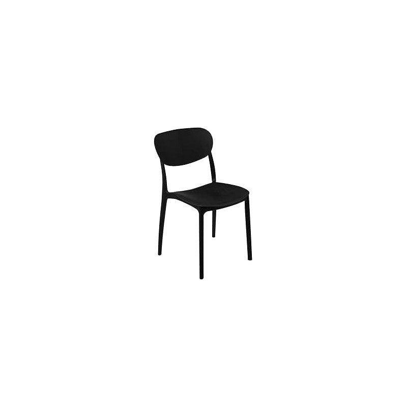 copy of GORICA Sedia senza braccioli stile moderno struttura metallo con gambe in legno - Trasparente