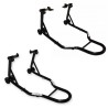CRUIZER Kit Cavalletti posteriore anteriore moto aprilia bmw buell attacchi a Cono + Piastre