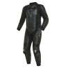 CRUIZER Tuta Moto Pista Intera Pelle e Tessuto Omologata - Nero