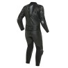 CRUIZER Tuta Moto Pista Intera Pelle e Tessuto Omologata - Nero