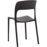 Chaise empilable en plastique GORICA, mobilier de jardin, de bar, d'intérieur et d'extérieur, couleurs assorties