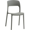 Chaise empilable en plastique GORICA, mobilier de jardin, de bar, d'intérieur et d'extérieur, couleurs assorties