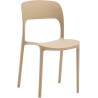 Chaise empilable en plastique GORICA, mobilier de jardin, de bar, d'intérieur et d'extérieur, couleurs assorties