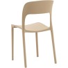 Chaise empilable en plastique GORICA, mobilier de jardin, de bar, d'intérieur et d'extérieur, couleurs assorties