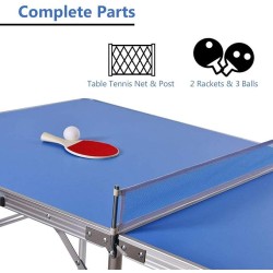 GORICA Tavolo portatile Pic Nic Ping Pong Pieghevole Mare Spiaggia Campeggio