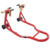 Caballete delantero para moto CRUIZER Yamaha Mv Agusta con abrazaderas regulables, refuerzos laterales, ruedas de goma