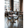 Sillas GORICA LONDON, muebles modernos para comedor, sillón de madera con cojín cómodo GRS