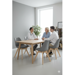 Sillas GORICA LONDON, muebles modernos para comedor, sillón de madera con cojín cómodo GRS
