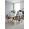Sillas GORICA LONDON, muebles modernos para comedor, sillón de madera con cojín cómodo GRS