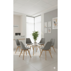 GORICA LONDRA Sedie sala pranzo salotto arredo moderno cuscino legno poltrona GC