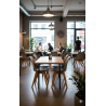 GORICA LONDRA Sedie sala pranzo salotto arredo moderno cuscino legno poltrona GC