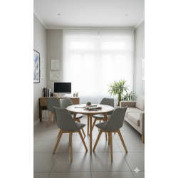 GORICA LONDRA Sedie sala pranzo salotto arredo moderno cuscino legno poltrona GC