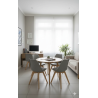 GORICA LONDRA Sedie sala pranzo salotto arredo moderno cuscino legno poltrona GC