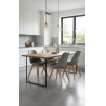 GORICA LONDRA Sedie sala pranzo salotto arredo moderno cuscino legno poltrona GC