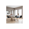 GORICA  LONDRA sedia sala pranzo bar arredo moderno comoda cuscino gambe legno
