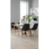 GORICA  LONDRA sedia sala pranzo bar arredo moderno comoda cuscino gambe legno