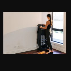 GORICA Pilates Reformer Macchina fitness allenamento casa pieghevole regolabile