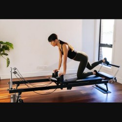 GORICA Pilates Reformer Macchina fitness allenamento casa pieghevole regolabile