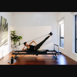 GORICA Pilates Reformer Macchina fitness allenamento casa pieghevole regolabile