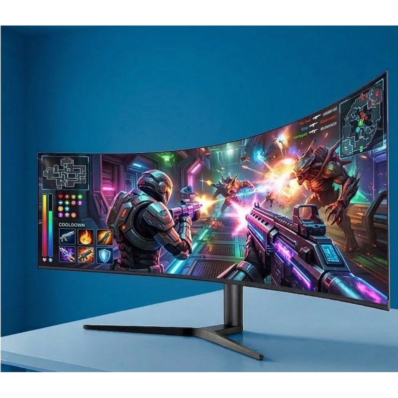 GORICA Monitor Gaming Ultra-Wide 49 pollici Risoluzione 3840x1080