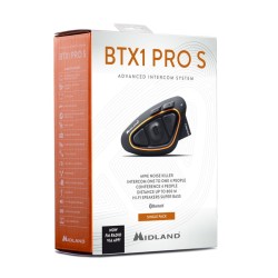 Midland BTX1 Pro S Interfono Moto singolo Bluetooth WaterProof