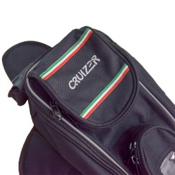 CRUIZER Bolsa de depósito magnética para motocicleta con correa de hombro magnética extensible universal
