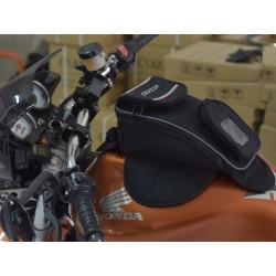 CRUIZER Bolsa de depósito magnética para motocicleta con correa de hombro magnética extensible universal