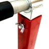 CRUIZER cavalletto solleva alza moto leva regolabile Custom universale rosso