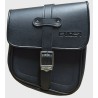 CRUIZER Borsa Singola Moto Custom in Pelle PU Nera Vintage Design Leggero
