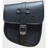 CRUIZER Borsa Moto Custom Pelle PU Nera Mono harley davidson moto guzzi sella