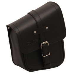 CRUIZER Borsa Moto Custom Pelle PU Nera Mono harley davidson moto guzzi sella