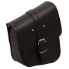 CRUIZER Borsa Moto Custom Pelle PU Nera Mono harley davidson moto guzzi sella